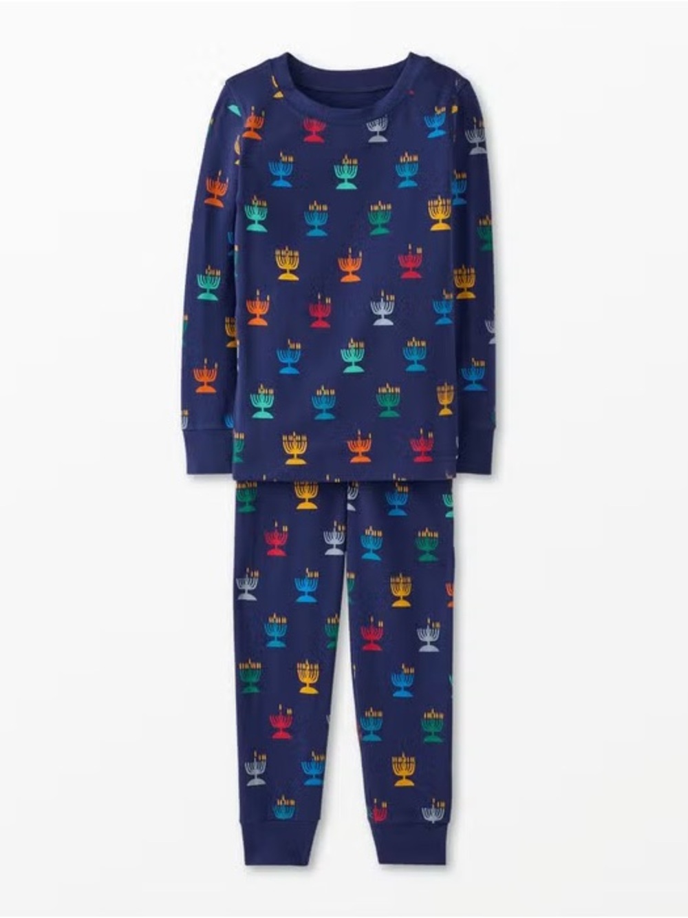 Set of 2 Pairs Hanna Andersson Holiday Hanukkah Pajamas Size 10